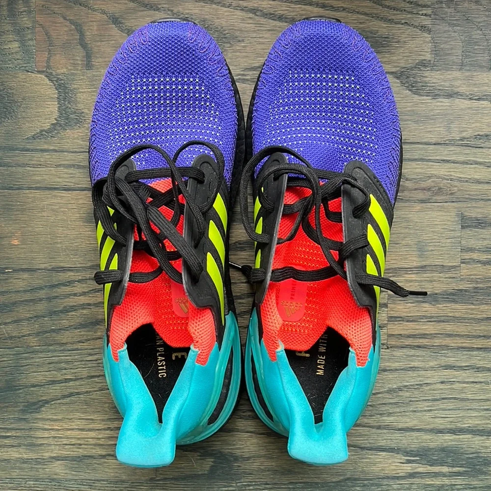 Adidas Ultraboost 2.0 DNA Parley Primeblue ULTRA RARE color pattern. Size 8.5 - Picture 2 of 11